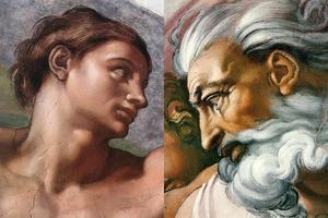 Michelangelo, “The Creation of Adam” (Detail), 1510 Michelangelo, “The Creation of Adam” (Detail), 1510