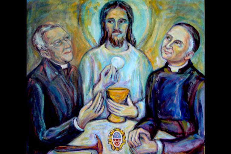 Sister Mary Grace Thul, OP, “Father Joseph Henchey and St. Gaspar Bertoni at Emmaus” Sister Mary Grace Thul, OP, “Father Joseph Henchey and St. Gaspar Bertoni at Emmaus”