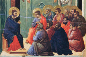 Duccio, “Christ Preaches to the Apostles,” ca. 1310 Duccio, “Christ Preaches to the Apostles,” ca. 1310