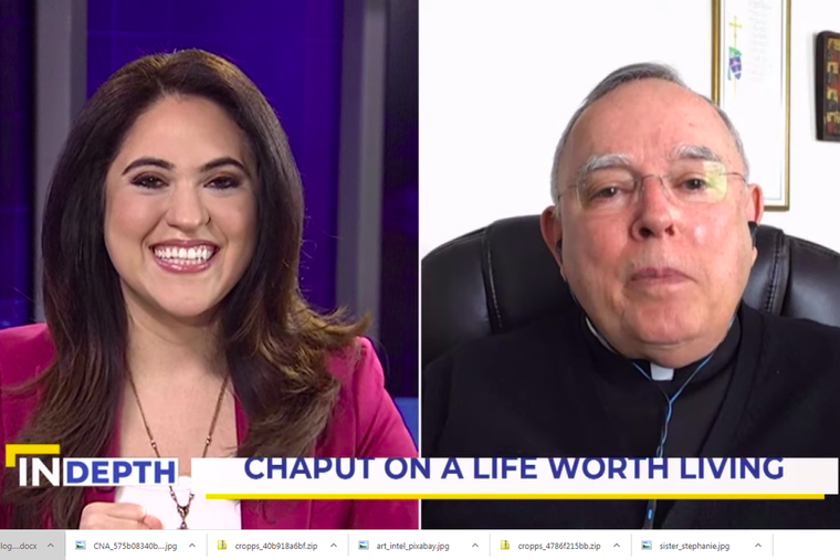 EWTN News in Depth Host Montse Alvarado talks with Archbishop Charles Chaput about his new book. EWTN News in Depth Host Montse Alvarado talks with Archbishop Charles Chaput about his new book.