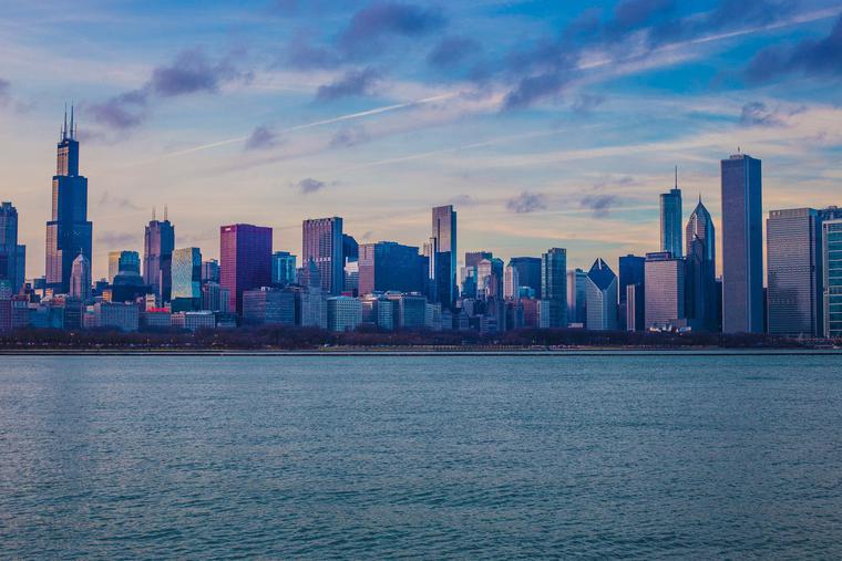 Skyline of Chicago. Skyline of Chicago.