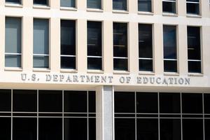 The U.S. Department of Education building stands in Washington, D.C., on Aug. 17, 2020. The U.S. Department of Education building stands in Washington, D.C., on Aug. 17, 2020.