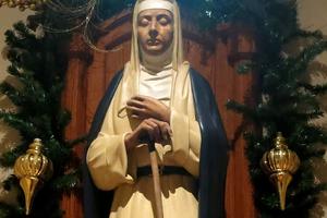 A statue of St. Margaret of Castello at St. Patrick Church in Columbus, Ohio. A statue of St. Margaret of Castello at St. Patrick Church in Columbus, Ohio.