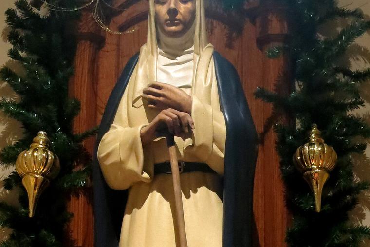 A statue of St. Margaret of Castello at St. Patrick Church in Columbus, Ohio. A statue of St. Margaret of Castello at St. Patrick Church in Columbus, Ohio.