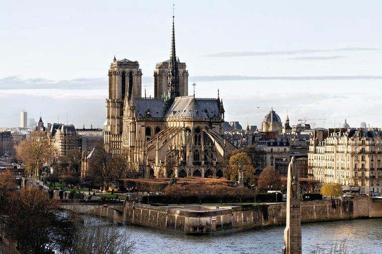 Notre Dame Cathedral before the April 15, 2019, fire Notre Dame Cathedral before the April 15, 2019, fire