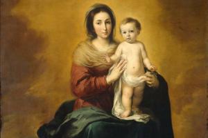 ‘Madonna in the Clouds’ by Bartolome Esteban Murillo,1655 to 1660 ‘Madonna in the Clouds’ by Bartolome Esteban Murillo,1655 to 1660