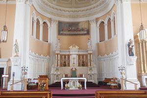 Cathedral of Saint Joseph located in Burlington, Vermont. Cathedral of Saint Joseph located in Burlington, Vermont.