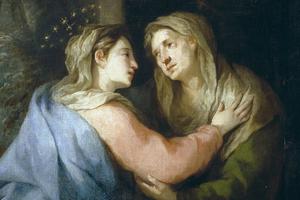 José Moreno, “The Visitation” (detail), 1662 José Moreno, “The Visitation” (detail), 1662