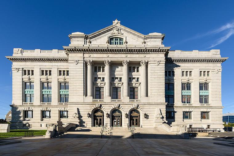 Hudson County courthouse in New Jersey. Hudson County courthouse in New Jersey.