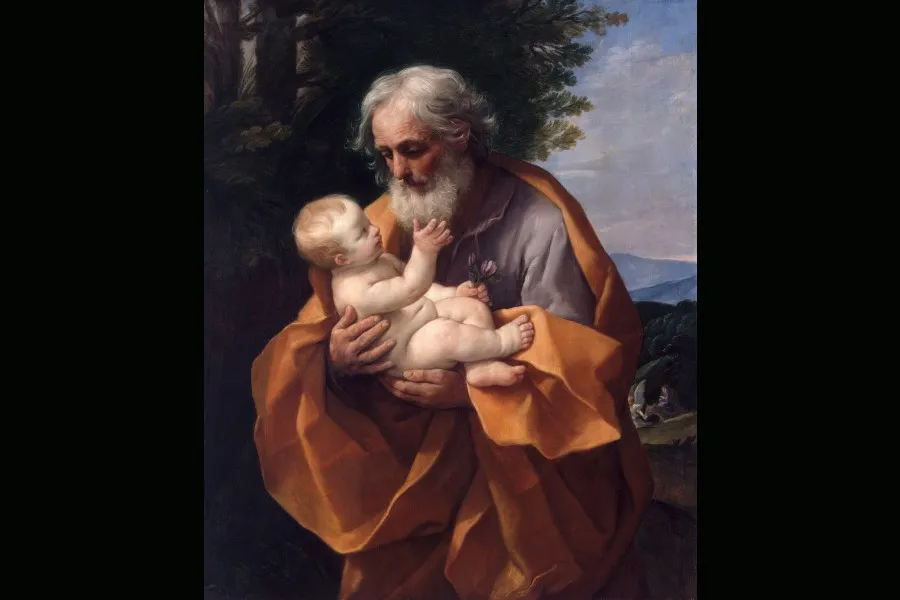 St. Joseph with the Infant Jesus, by Guido Reni. St. Joseph with the Infant Jesus, by Guido Reni.
