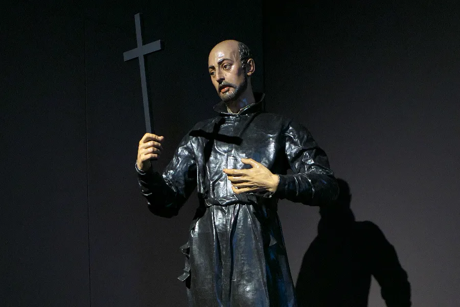 A 17th-century statue of St. Ignatius of Loyola by Spanish sculptor Juan Martínez Montañés. A 17th-century statue of St. Ignatius of Loyola by Spanish sculptor Juan Martínez Montañés.