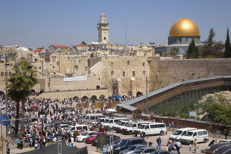 The Western Wall and the Temple Mount in Jerusalem. The Western Wall and the Temple Mount in Jerusalem.