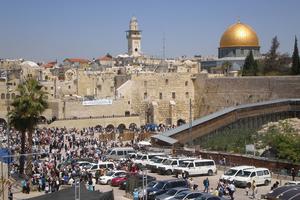 The Western Wall and the Temple Mount in Jerusalem. The Western Wall and the Temple Mount in Jerusalem.