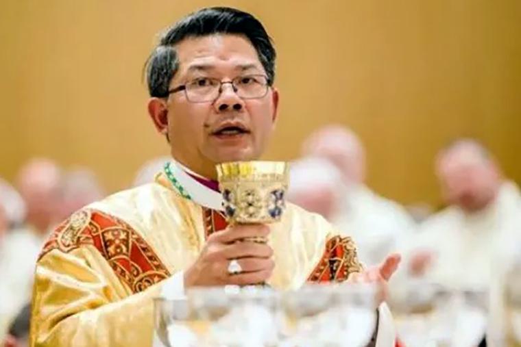 Bishop Vincent Long Van Nguyen offers Mass on June 16, 2016 Bishop Vincent Long Van Nguyen offers Mass on June 16, 2016