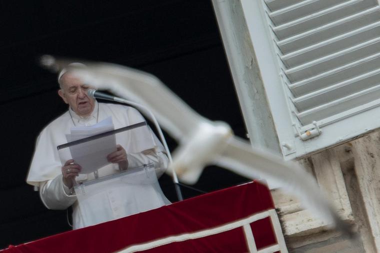 Pope Francis delivers his Regina Coeli address at the Vatican, May 23, 2021. Pope Francis delivers his Regina Coeli address at the Vatican, May 23, 2021.
