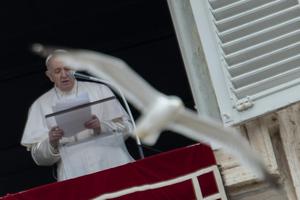 Pope Francis delivers his Regina Coeli address at the Vatican, May 23, 2021. Pope Francis delivers his Regina Coeli address at the Vatican, May 23, 2021.