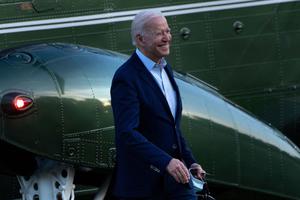 President Joe Biden walks from Marine One upon arrival on the Ellipse outside the White House May 23, 2021, in Washington, DC. President Joe Biden walks from Marine One upon arrival on the Ellipse outside the White House May 23, 2021, in Washington, DC.
