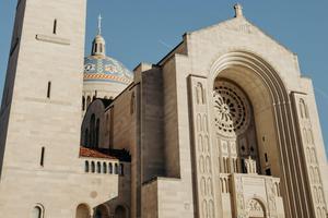 The Archdiocese of Washington and the Baltimore Province are among the dioceses lifting the COVID-19 Mass restrictions. The Basilica of the National Shrine of the Immaculate Conception, located in Washington, is shown above. The Archdiocese of Washington and the Baltimore Province are among the dioceses lifting the COVID-19 Mass restrictions. The Basilica of the National Shrine of the Immaculate Conception, located in Washington, is shown above.