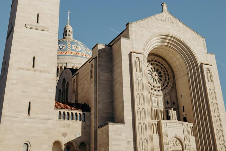 The Archdiocese of Washington and the Baltimore Province are among the dioceses lifting the COVID-19 Mass restrictions. The Basilica of the National Shrine of the Immaculate Conception, located in Washington, is shown above. The Archdiocese of Washington and the Baltimore Province are among the dioceses lifting the COVID-19 Mass restrictions. The Basilica of the National Shrine of the Immaculate Conception, located in Washington, is shown above.