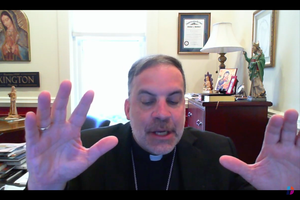 Bishop John Stowe of Lexington gave a blessing to participants of so-called Catholic Pride Blessing, organized by Dignity USA, a group that dissents from Catholic teaching. Bishop John Stowe of Lexington gave a blessing to participants of so-called Catholic Pride Blessing, organized by Dignity USA, a group that dissents from Catholic teaching.