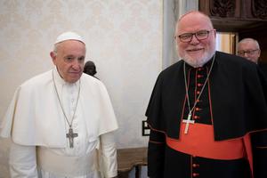 Pope Francis received Cardinal Reinhard Marx, Archbishop of Munich and Freising and Coordinator of the Council for Economics, in a private audience at the Vatican on May 27, 2019 Pope Francis received Cardinal Reinhard Marx, Archbishop of Munich and Freising and Coordinator of the Council for Economics, in a private audience at the Vatican on May 27, 2019