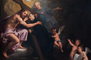 The Savior Embraces St. Ignatius Loyola The Savior Embraces St. Ignatius Loyola