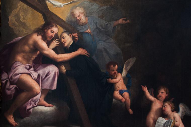 The Savior Embraces St. Ignatius Loyola The Savior Embraces St. Ignatius Loyola