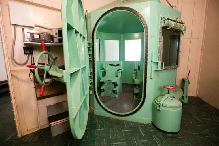 The gas chamber that was located in San Quentin State Prison in San Quentin, California. The gas chamber that was located in San Quentin State Prison in San Quentin, California.