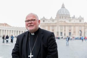 Cardinal Reinhard Marx of Germany in St. Peter's Square on October 27, 2017. Cardinal Reinhard Marx of Germany in St. Peter's Square on October 27, 2017.