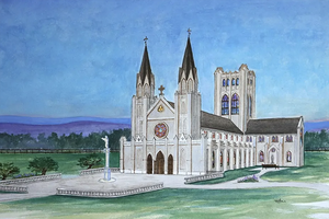 An artistic rendering of the new Christ the King Chapel in Front Royal, Virginia. An artistic rendering of the new Christ the King Chapel in Front Royal, Virginia.