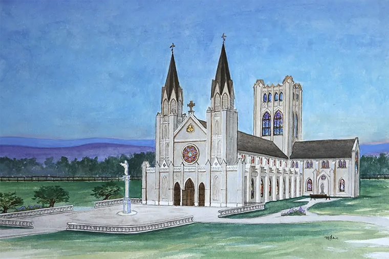 An artistic rendering of the new Christ the King Chapel in Front Royal, Virginia. An artistic rendering of the new Christ the King Chapel in Front Royal, Virginia.