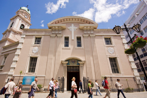 Cathedral of St. Mary the Crowned in Gibraltar. Cathedral of St. Mary the Crowned in Gibraltar.