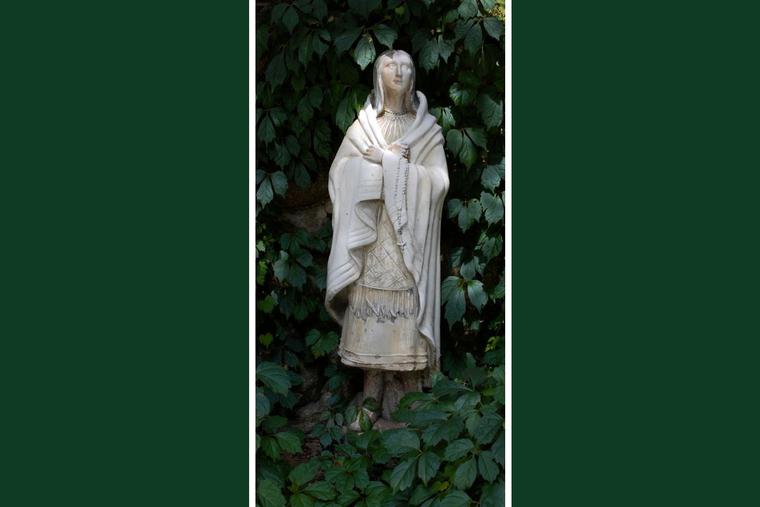 The ‘Lily of the Mohawks’ statue depicting St. Kateri Tekakwitha is seen at the Shrine at Our Lady of Czestochowa Roman Catholic Church in Turners Falls, Massachusetts. The ‘Lily of the Mohawks’ statue depicting St. Kateri Tekakwitha is seen at the Shrine at Our Lady of Czestochowa Roman Catholic Church in Turners Falls, Massachusetts.