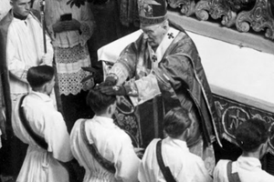 Ordination of Father Joseph Ratzinger in 1951. Ordination of Father Joseph Ratzinger in 1951.