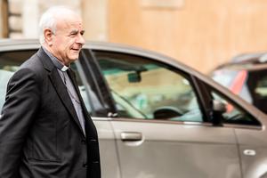 Archbishop Vincenzo Paglia is shown arriving for the afternoon session of the Amazon Synod on Oct. 15, 2019. Archbishop Vincenzo Paglia is shown arriving for the afternoon session of the Amazon Synod on Oct. 15, 2019.