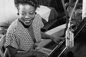 Mary Lou Williams plays the piano in New York City in 1946. Mary Lou Williams plays the piano in New York City in 1946.