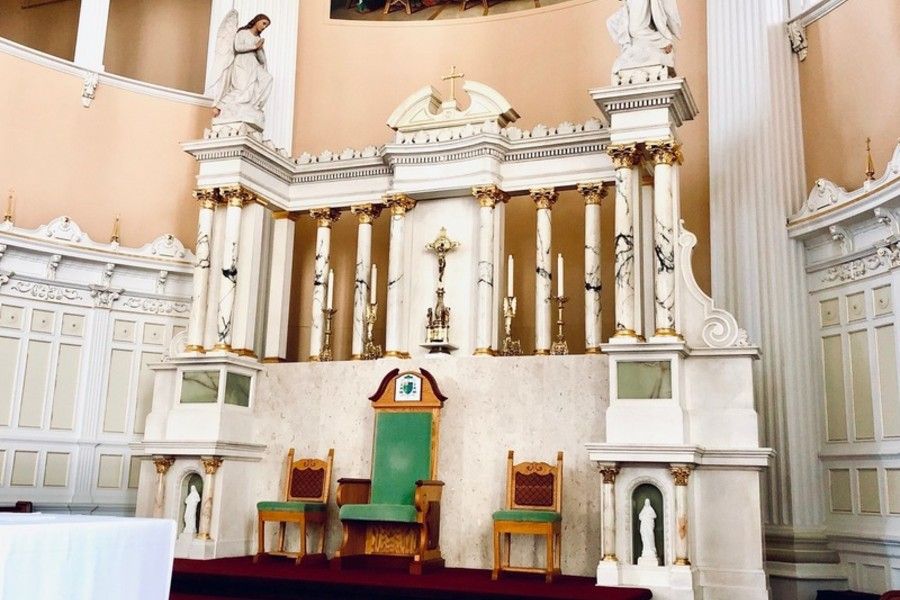 Main altar of the Cathedral of St. Joseph, Burlington, Vermont Main altar of the Cathedral of St. Joseph, Burlington, Vermont