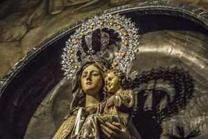 Blessed Virgin Mary and Baby Jesus Photo