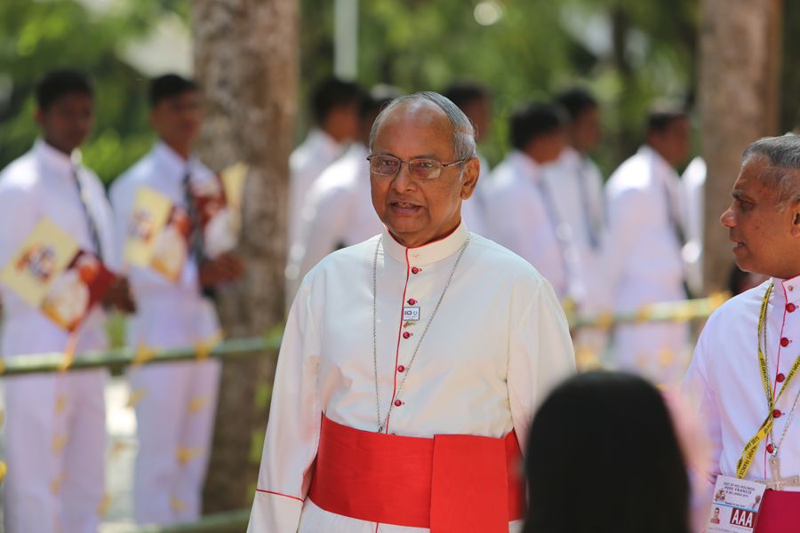 Cardinal Malcolm Ranjith is shown outside his residence in Colombo, Sri Lanka, on Jan. 13, 2015. Cardinal Malcolm Ranjith is shown outside his residence in Colombo, Sri Lanka, on Jan. 13, 2015.