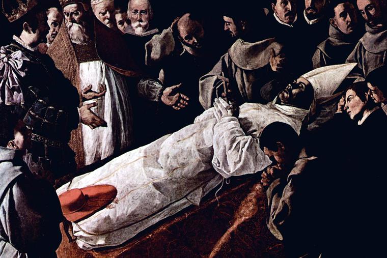 Francisco de Zurbarán, “Saint Bonaventure's Body Lying in State,” 1629 Francisco de Zurbarán, “Saint Bonaventure's Body Lying in State,” 1629
