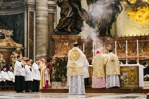 A traditional Latin Mass is celebrated in St. Peter's Basilica. A traditional Latin Mass is celebrated in St. Peter's Basilica.