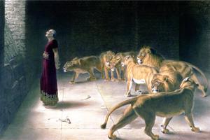 J.B. Pratt, “Daniel in the Lions Den,” 1892 J.B. Pratt, “Daniel in the Lions Den,” 1892