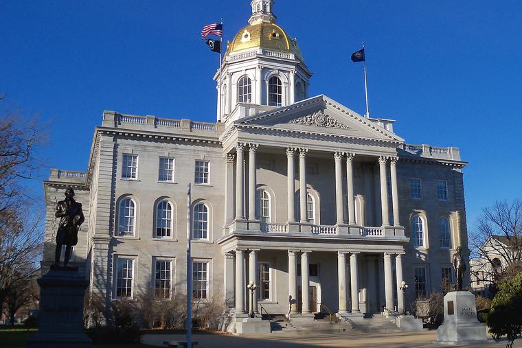 The New Hampshire State House in Concord The New Hampshire State House in Concord