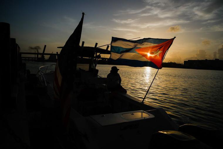 Supporters of the protests against the Cuban government participate July 23 in the so-called Freedom Flotilla, boating from Miami’s Bayside marina in downtown Miami to international waters off Cuba's coast as a visual sign of solidarity for those suffering in the Communist country. Supporters of the protests against the Cuban government participate July 23 in the so-called Freedom Flotilla, boating from Miami’s Bayside marina in downtown Miami to international waters off Cuba's coast as a visual sign of solidarity for those suffering in the Communist country.