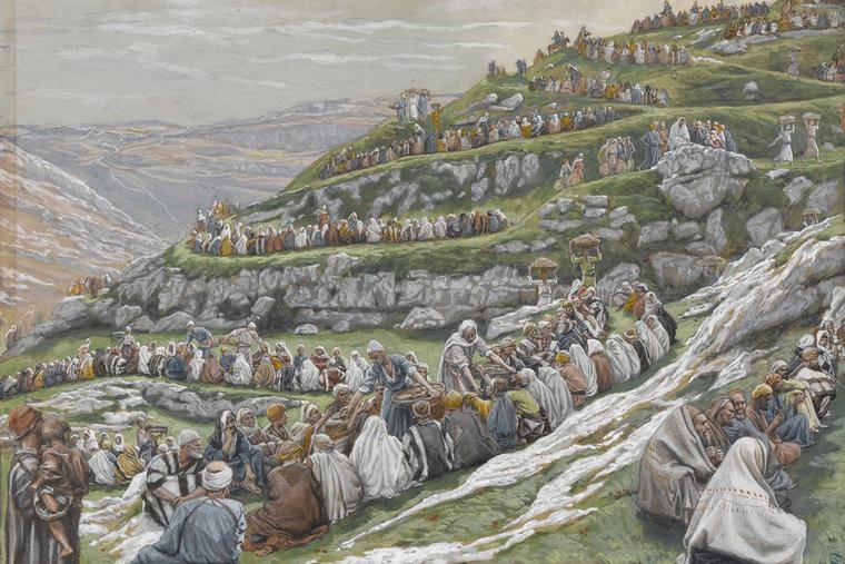 James Tissot (1836-1902), “The Multiplication of the Loaves” James Tissot (1836-1902), “The Multiplication of the Loaves”
