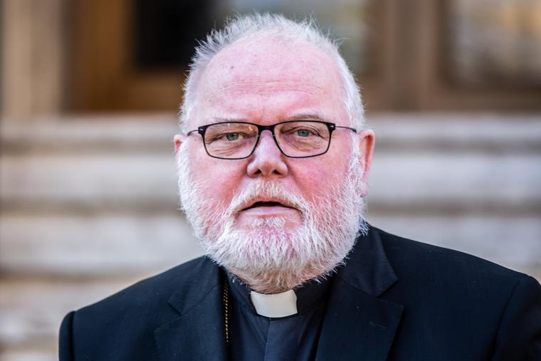 Cardinal Reinhard Marx, chairman of the German Bishops' Conference, speaks to the press on the final day of the meeting on "The Protection of Minors in the Church" during a press conference in Rome on Feb. 24, 2019. Cardinal Reinhard Marx, chairman of the German Bishops' Conference, speaks to the press on the final day of the meeting on "The Protection of Minors in the Church" during a press conference in Rome on Feb. 24, 2019.