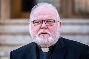 Cardinal Reinhard Marx, chairman of the German Bishops' Conference, speaks to the press on the final day of the meeting on "The Protection of Minors in the Church" during a press conference in Rome on Feb. 24, 2019. Cardinal Reinhard Marx, chairman of the German Bishops' Conference, speaks to the press on the final day of the meeting on "The Protection of Minors in the Church" during a press conference in Rome on Feb. 24, 2019.
