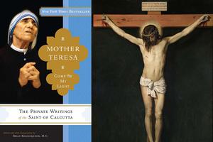 Cover of ‘Mother Teresa: Come Be My Light’ (left); Diego Velázquez, “Christ Crucified,” ca. 1632 Cover of ‘Mother Teresa: Come Be My Light’ (left); Diego Velázquez, “Christ Crucified,” ca. 1632