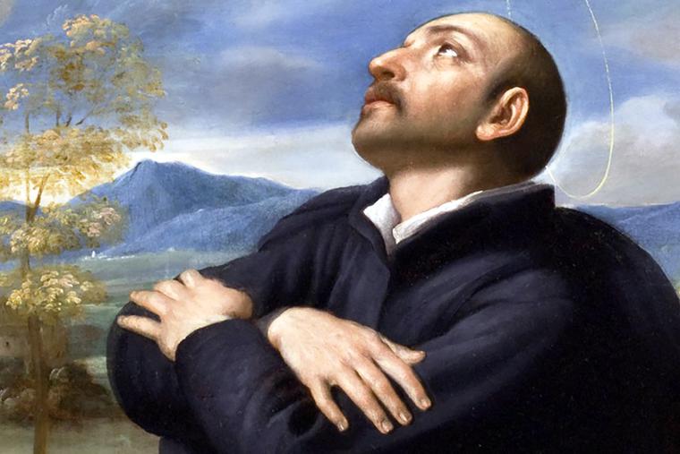 Domenichino, “Saint Ignatius of Loyola's Vision of Christ and God the Father at La Storta,” ca. 1622 Domenichino, “Saint Ignatius of Loyola's Vision of Christ and God the Father at La Storta,” ca. 1622