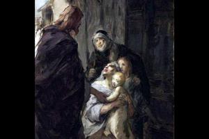 Fritz von Uhde (1848-1911), “Christ Healing a Sick Child” Fritz von Uhde (1848-1911), “Christ Healing a Sick Child”